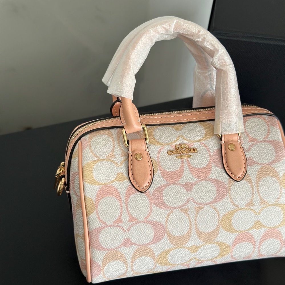 Coach Sherbet Gradient Monogram Mini Satchel - Picture 9 of 9